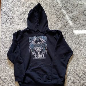 Black Philadelphia Eagles super Bowl Champs hoodie